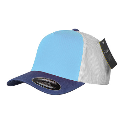 CrisMa Cap mit Mesheinsatz , hellblau