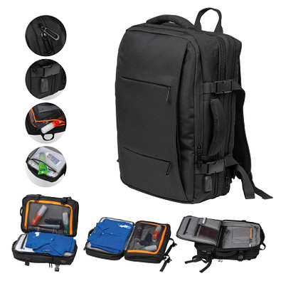 CrisMa Reiserucksack, schwarz