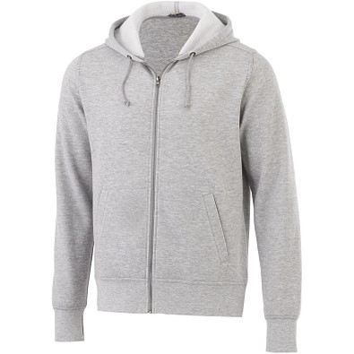 ELEVATE Unisex Kapuzensweatjacke Cypress, heather grau, XXXL ELEVATE Unisex Kapuzensweatjacke Cypress, heather grau, XXXL