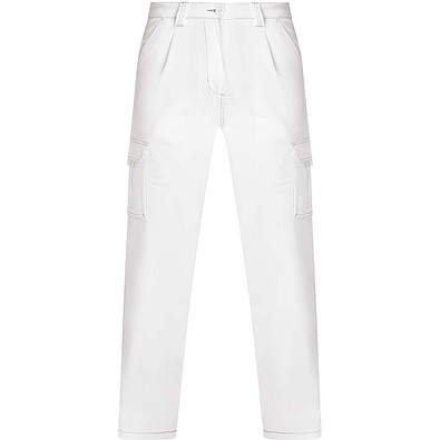 Daily Stretch Arbeitshose aus 250 g/m2 Elasthan, weiss, 54