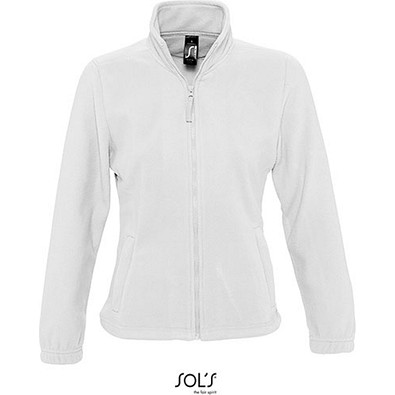 Damen Fleecejacke North, M, White