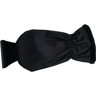 DE-ICING Scraper, Eiskratzer mit Handschuh, schwarz