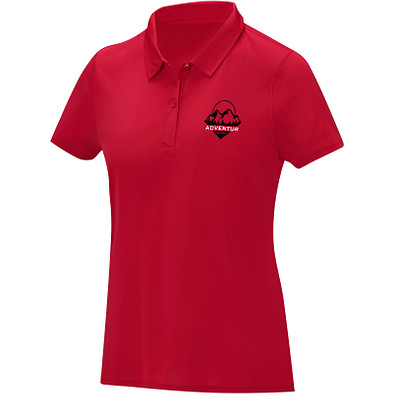 Deimos Poloshirt cool fit mit Kurzärmeln für Damen, rot, 3XL