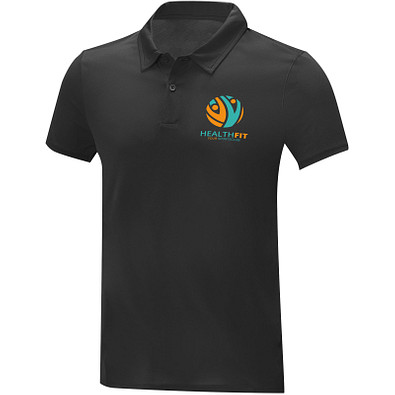 Deimos Poloshirt cool fit mit Kurzärmeln für Herren, schwarz, XL