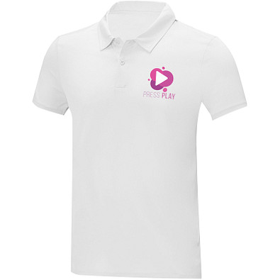 Deimos Poloshirt cool fit mit Kurzärmeln für Herren, weiß, XL