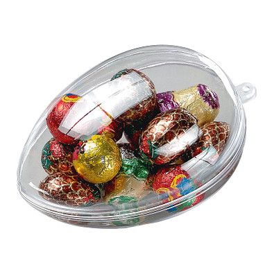 Deko-Dose Maxi-Ei, transparent Deko-Dose Maxi-Ei, transparent
