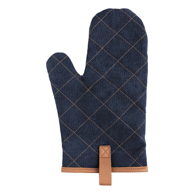 XD COLLECTION Canvas Ofenhandschuh Deluxe, blau