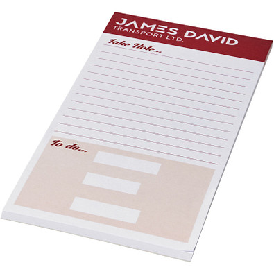 Desk-Mate® 1/3 A4 Notizblock, 100 Blatt, weiß