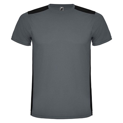Detroit T-Shirt Unisex aus recyceltem Material, Ebony / schwarz, S