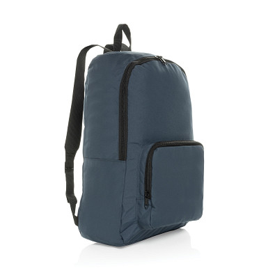 Dillon AWARE RPET faltbarer klassischer Rucksack, navy blau