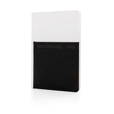XD COLLECTION Notizbuch Deluxe DIN A5 mit Fächern, weiß XD COLLECTION Notizbuch Deluxe DIN A5 mit Fächern, weiß