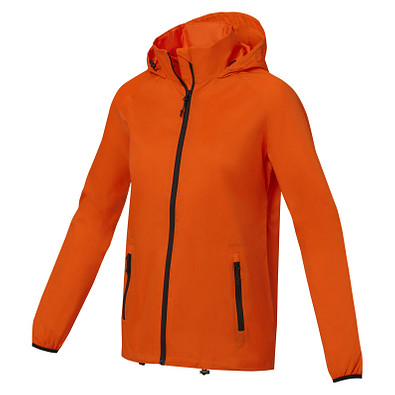 Dinlas leichte Jacke für Damen, orange, XS
