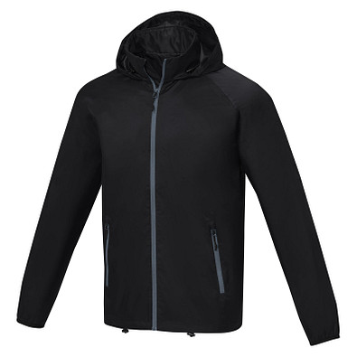 Dinlas leichte Jacke für Herren, schwarz, XL