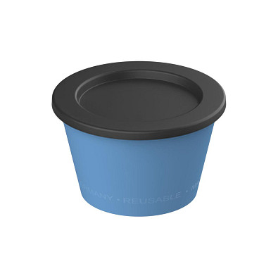 Dipbecher ToGoPlus, 100 ml, behagliches blau/schwarz