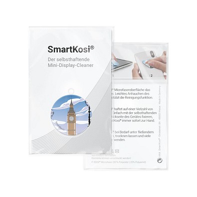 Display-Cleaner SmartKosi® Ø 2,8 cm, weiss / individuell