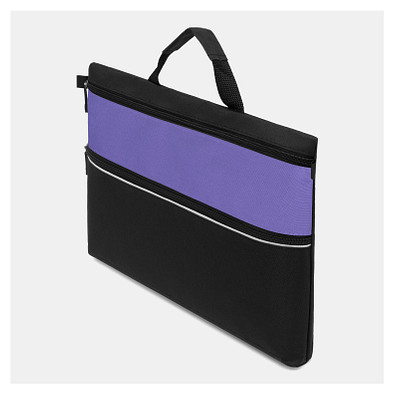 Dokumententasche FILE,lila, schwarz