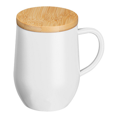 Doppelwandige Tasse, 300 ml, weiss