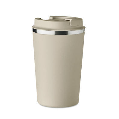 Doppelwandiger Becher 350ml BRACE, Beige