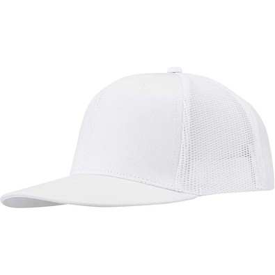 Drift Snapback Kappe mit 6 Segmenten, 260 g/m2, weiss