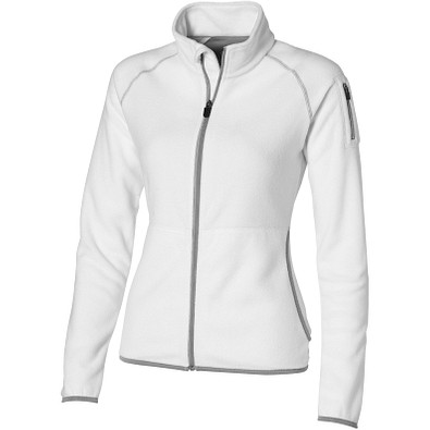 Slazenger™ Damen Fleecejacke Drop Shot, weiß, M Slazenger™ Damen Fleecejacke Drop Shot, weiß, M