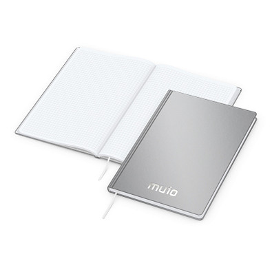 Geiger-Notes Easy-Book Comfort Bestseller A5, inkl. Silberprägung, silbergrau