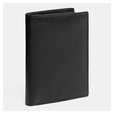 Echtleder-Geldbörse TRAPANI,schwarz