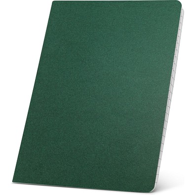 ECOWN. Notizbuch A5 mit linierten Blättern, Dunkelgrün