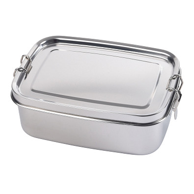 Edelstahl Lunchbox STRONG BREAK,silber