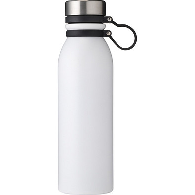 Edelstahl Trinkflasche Yukon, 600 ml, weiß