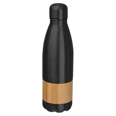 Edelstahlflasche Kobe,schwarz