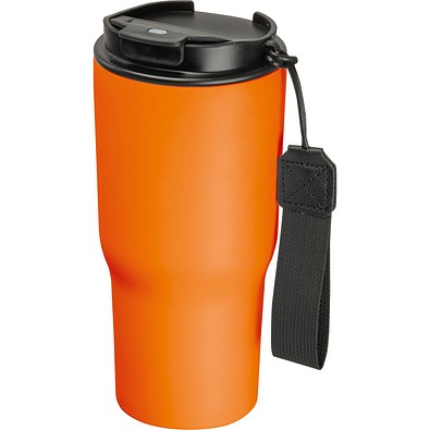 Edelstahltrinkbecher, 550ml, orange