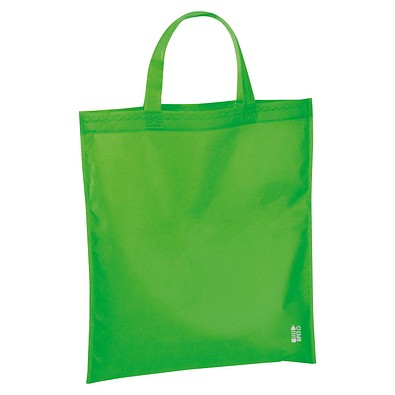 Einkaufstasche aus recyceltem Non Woven , apfelgrün