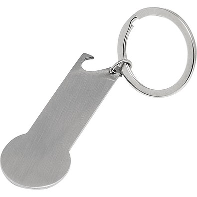 Einkaufswagenlöser no coin, silber