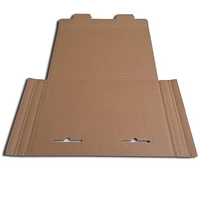 Einzelversandkarton Wellkarton für Bildkalender bis Format 44 x 36 cm, braun