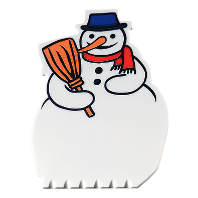 Eiskratzer Schneemann, weiß Eiskratzer Schneemann, weiß
