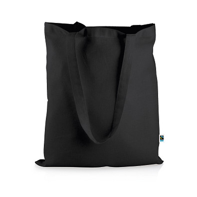 Mister Bags Fairtrade-Baumwolltasche Elsa, schwarz Mister Bags Fairtrade-Baumwolltasche Elsa, schwarz
