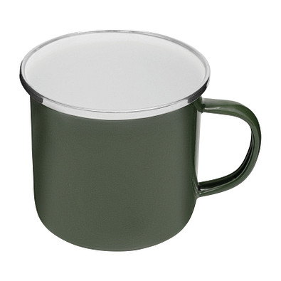 Emaille-Trinkbecher VINTAGE CUP,grün
