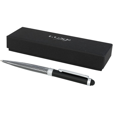 Empire Kugelschreiber mit Touchpen, schwarze Mine, schwarz Empire Kugelschreiber mit Touchpen, schwarze Mine, schwarz