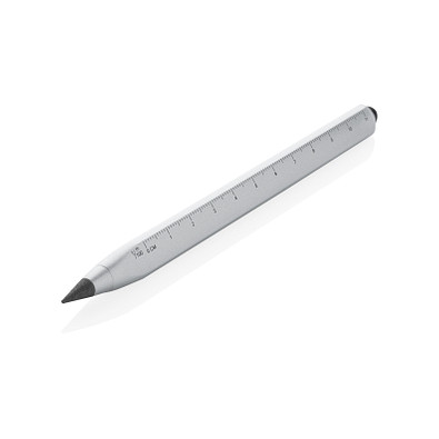 Eon Infinity Multitasking Stift aus RCS recycelt. Aluminium, silber