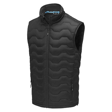 Epidote GRS isolierter Daunen-Bodywarmer aus recyceltem Material für Herren, schwarz, M