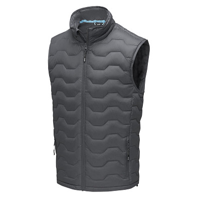 Epidote GRS isolierter Daunen-Bodywarmer aus recyceltem Material für Herren, storm grey, S