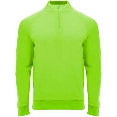 Epiro Half-Zip Sweatshirt für Kinder, Fluor Green, 6