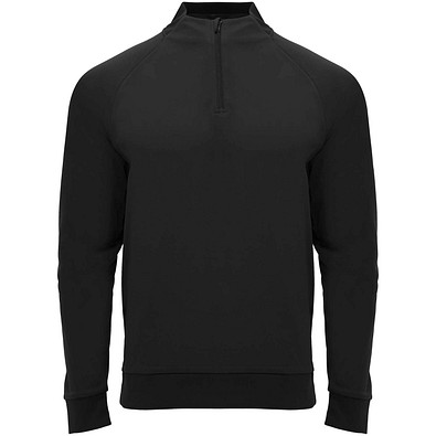 Epiro Half-Zip Sweatshirt für Kinder, schwarz, 10