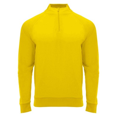 Epiro Half-Zip Sweatshirt Unisex, gelb, S