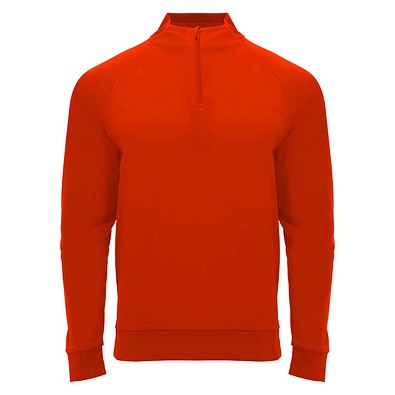 Epiro Half-Zip Sweatshirt Unisex, rot, S