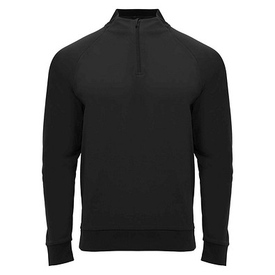 Epiro Half-Zip Sweatshirt Unisex, schwarz, S