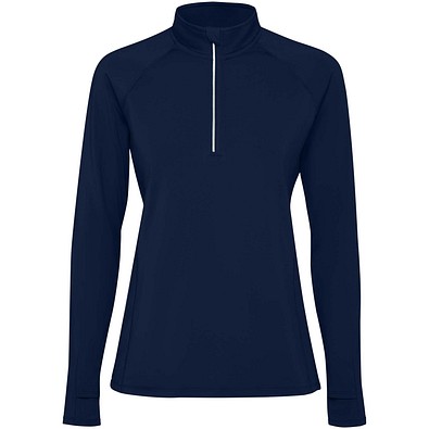 Estambul Half-Zip Sweatshirt für Damen, Navy Blue, M