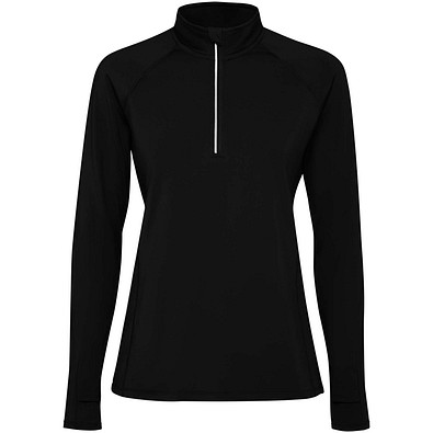Estambul Half-Zip Sweatshirt für Damen, schwarz, M