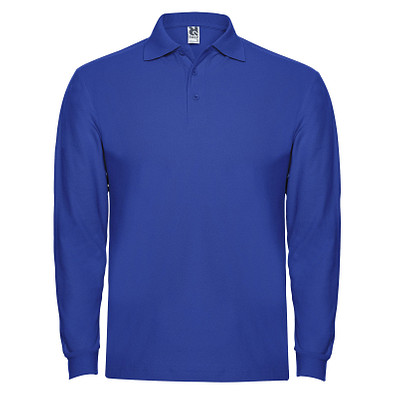 Estrella Langarm Poloshirt für Herren, Royal, XL