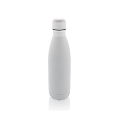 Eureka einwandige Wasserflasche aus RCS rec. Stainless-Steel, weiß